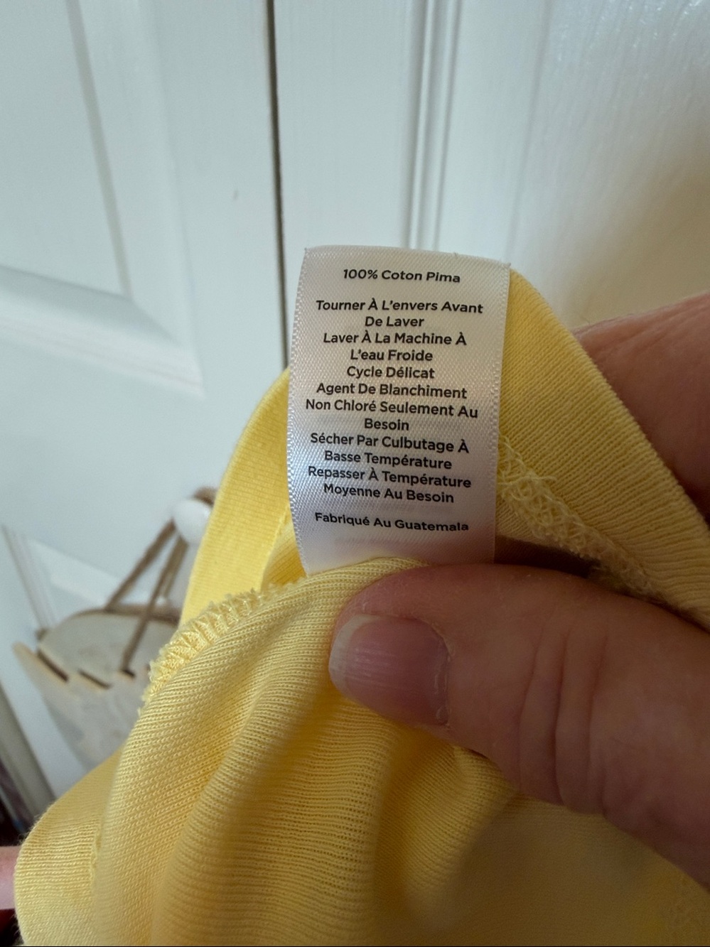 Talbots Light Yellow Boatneck Long Sleeve Top - Picture 5 of 5